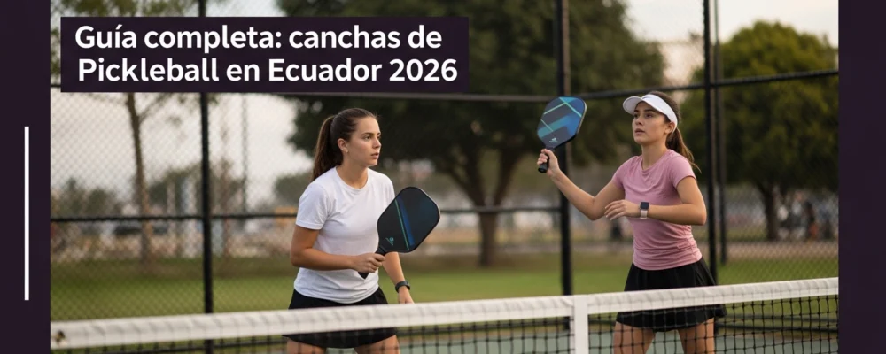 Directorio completo de canchas de pickleball en Ecuador por ciudad — canchas de pickleball en Ecuador