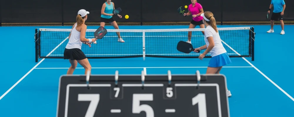 Cómo se lleva la puntuación en pickleball: los tres números explicados — puntuación pickleball