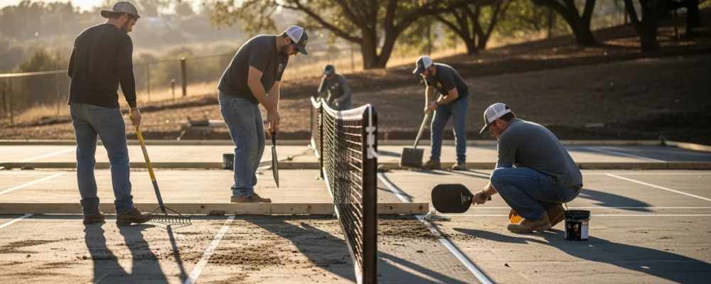 Cómo construir una cancha de pickleball paso a paso en 2026 — cancha pickleball