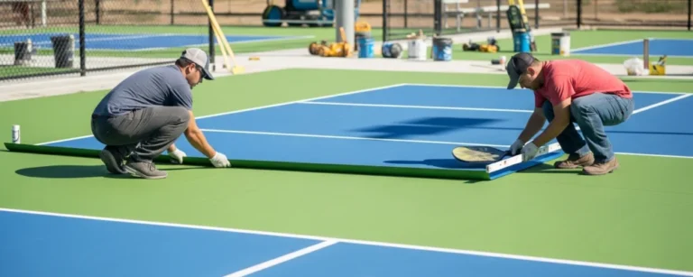 construir pistas de pickleball