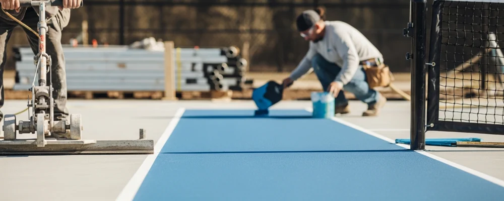Construcción paso a paso: del terreno a la pista lista para jugar — creació de pistes de pickleball