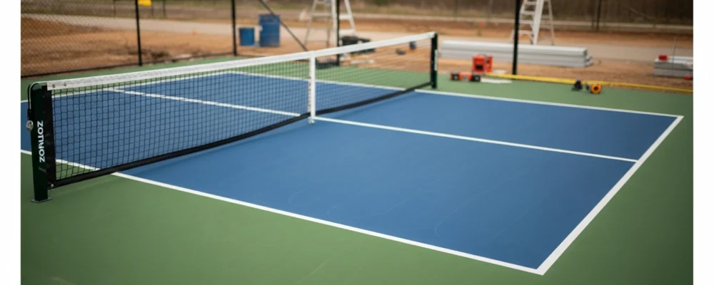 Espacio y dimensiones: medidas oficiales de una pista de pickleball — creació de pistes de pickleball