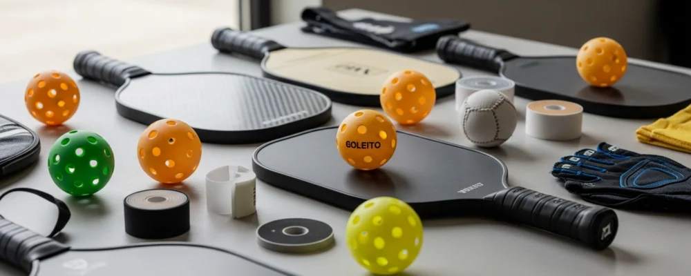 Qué materiales se usan en el pickleball: palas, pelotas y accesorios — material pickleball