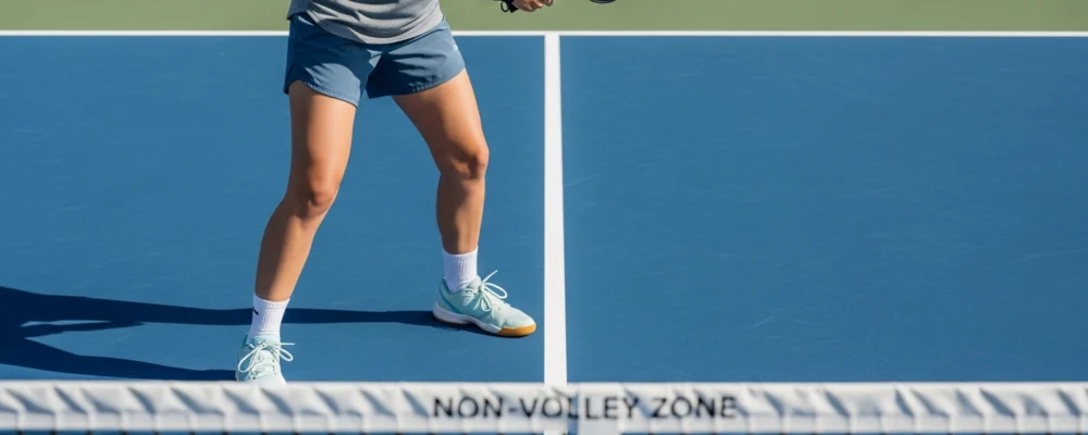 La zona de no volea (cocina): cuándo puedes pisarla y qué está prohibido et conseils pour Normas Pickleball: Guía Completa...