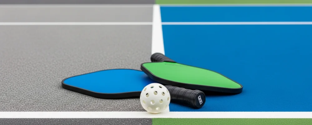 ¿Qué superficie de cancha de pickleball es mejor según tu situación — superficies de la cancha de pickleball