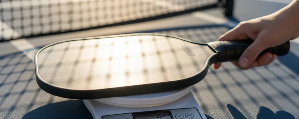 ¿Cuánto pesa una pala de pickleball y cómo se mide — mejor peso de pala de pickleball