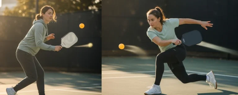 pala de control vs potencia pickleball