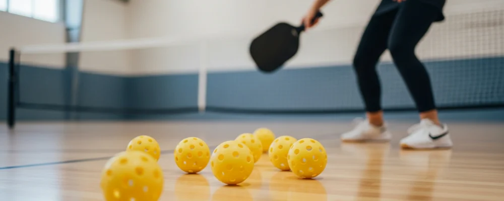pelotas de pickleball indoor