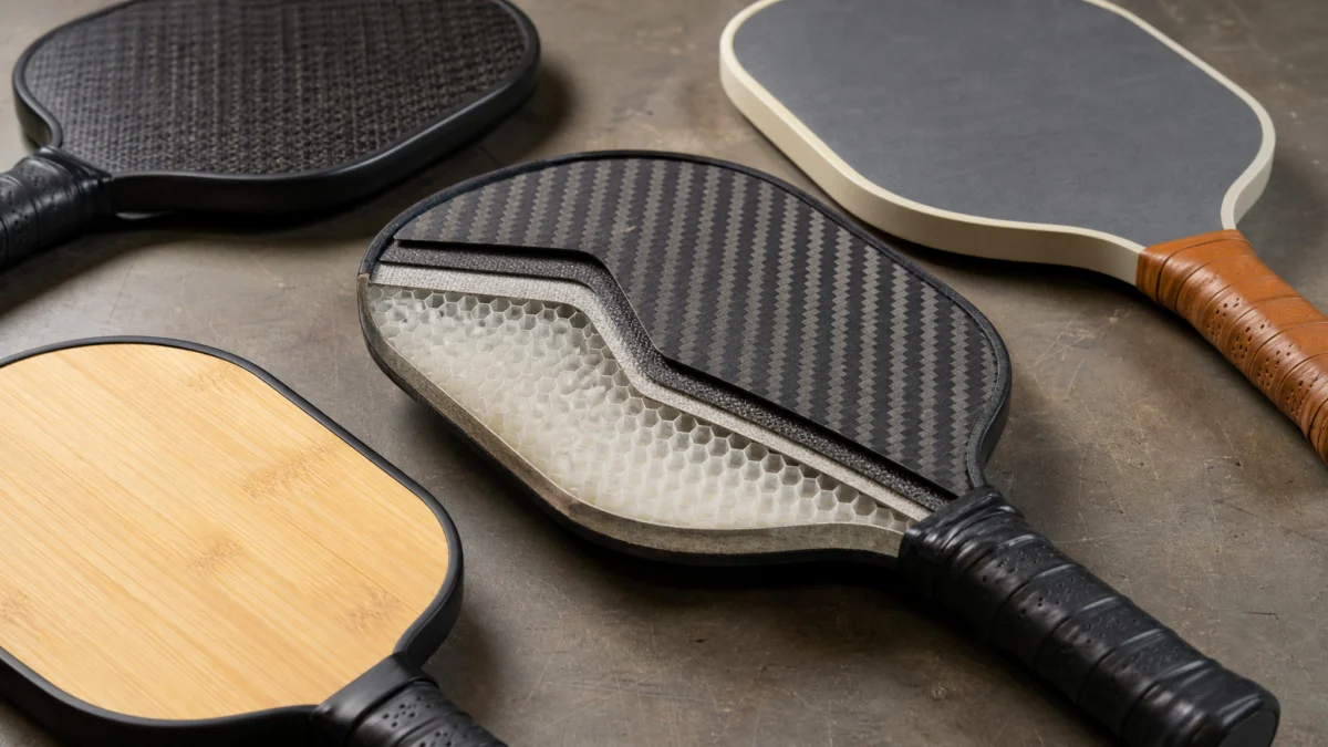 La pala: el material de pickleball que más influye en su juego — material de pickleball