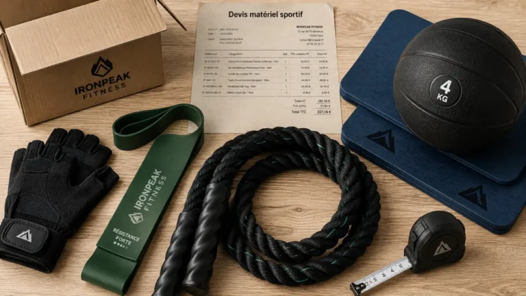 material deportivo : stock visible, garanties et budget d’achat