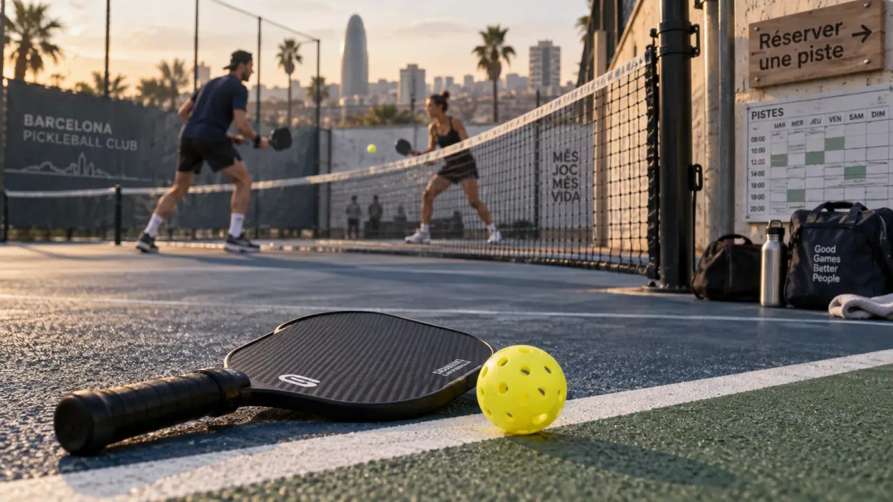 Pickleball barcelona à Barcelone : terrain et réservation de piste